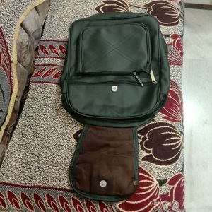 Leather College Bag.