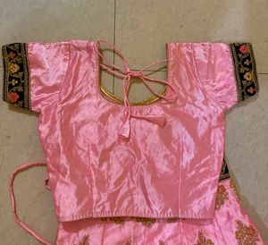 Stunning Pink &amp; Mint Lehenga Choli