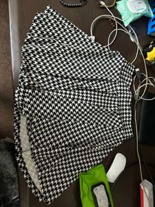 Houndstooth Print Lehenga
