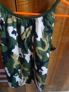 Camo Print Tank Top
