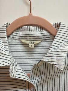 Classic Striped Button-Up Shirt