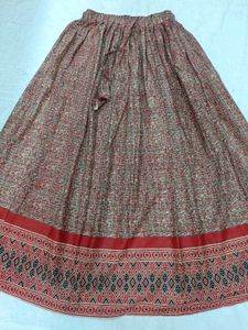 Boho Print Maxi Skirt