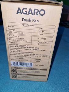 AGARO Desk Fan