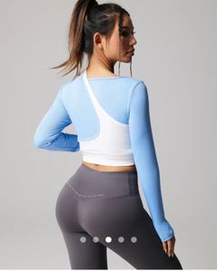 Asymmetrical Long Sleeve Top -XS