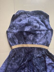 Sleeveless Fit &amp; Flare Dress with Belt