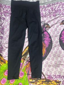 savana Black Athleisure Leggings