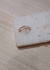 Elegant Rose Gold Double Band Ring