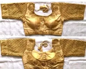 Golden Embroidered Blouse
