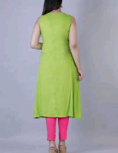 Vibrant Embroidered Kurta Set with dupatta