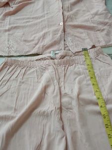 Pink Cotton Pajama Set
