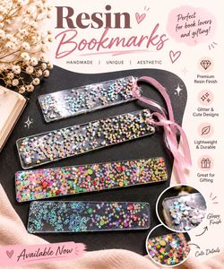 Handmade Resin Bookmarks