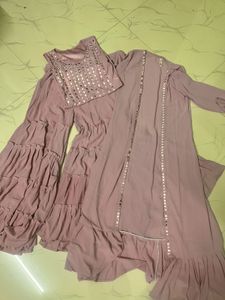 Elegant Sequined Kurta Set