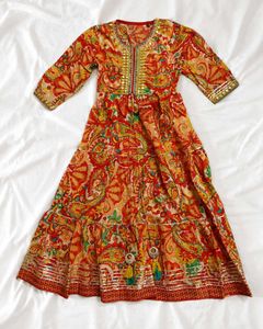 Ethnic Motifs Printed Anarkali