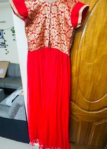 Beautiful Red Anarkali Gown
