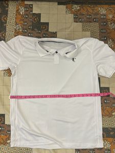 Men's White Polo T-Shirt