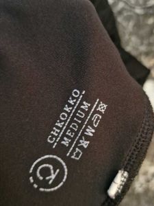 Pack of 2- Black and Maroon Tights with Pock