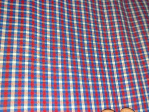 Purple Checkered Kurta With Cotton Inner Layer