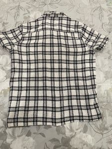 zudio brand Men  Classic Checkered Short Sleeve