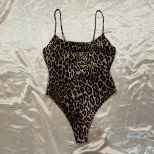 Leopard Print Bodysuit