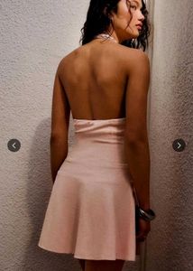 Bershka Halter Neck Mini Dress