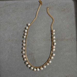 freshwater pearl short choker