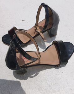 Black Block Heels