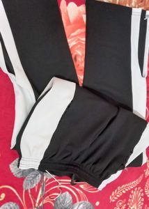 Stylish Black &amp; White Track Pants
