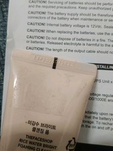 The Face Shop Rice Water Foaming Cleanser combo