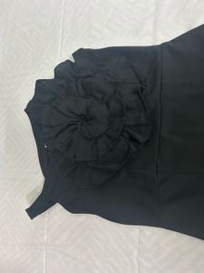 Elegant Black Off-Shoulder Maxi Dress