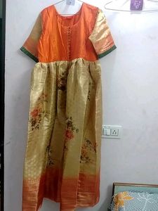 Silk Long Frock New