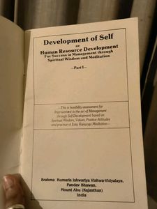 Development Of Self Book 📖