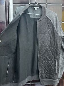 Men's Grey Bomber Jacket