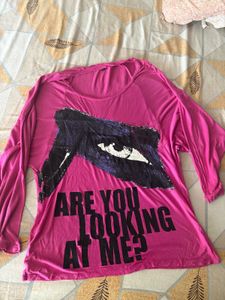 Pink Graphic T-Shirt
