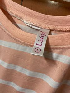 Striped Crew Neck Top