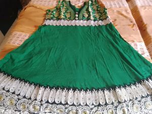 party wear cotton kurti