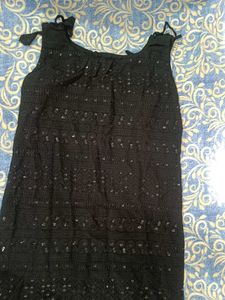 Black Sequined Ethnic kurti