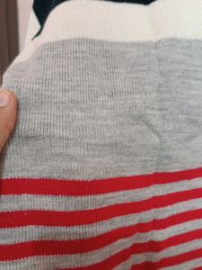 Retro Striped Hoodie Sweater