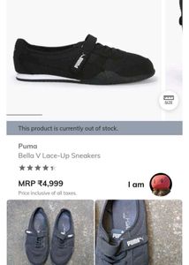 Puma Black Casual Shoes