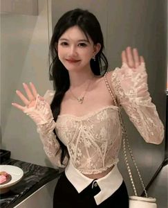 ⛄Elegant Lace Corset Top (WHITE)🪄