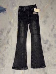 Flared Black Denim Jeans