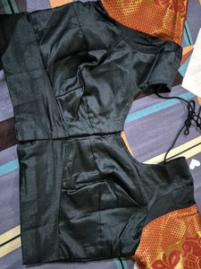 Elegant Dark Black Saree