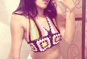 Boho Crochet Halter Neck Top