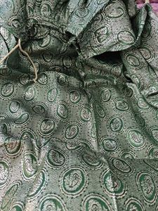 Elegant Green only lehenga with Circular Motif