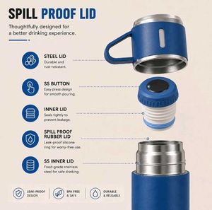 Vacuum Flask Set with 2 Cups (RH)
