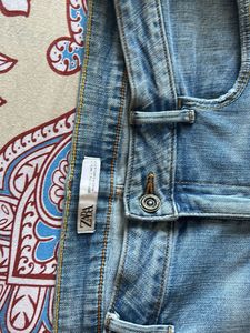 Zara Distressed Denim Jeans