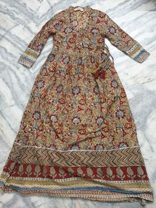 Kalamkari handblock Printed Cotton Maxi