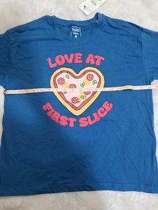Cute Pizza Heart T-Shirt 💙