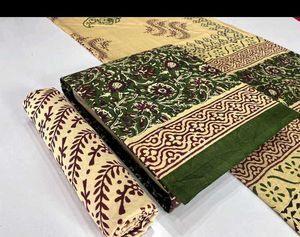 Beautiful jaipuri kalamkari Cotton Dress Material