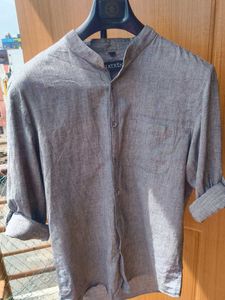 100% Cotton Men's Casual Shirt | Grey