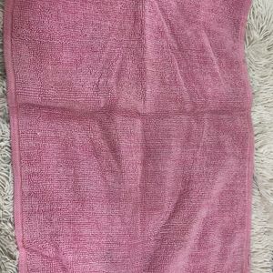 Soft Pink Plush Hand Towel